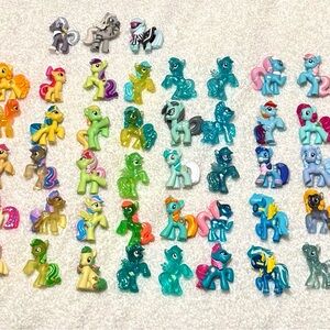 My Little Pony mini Blind bags loose Lot of 113 Figure Cake Toppers no duplicate
